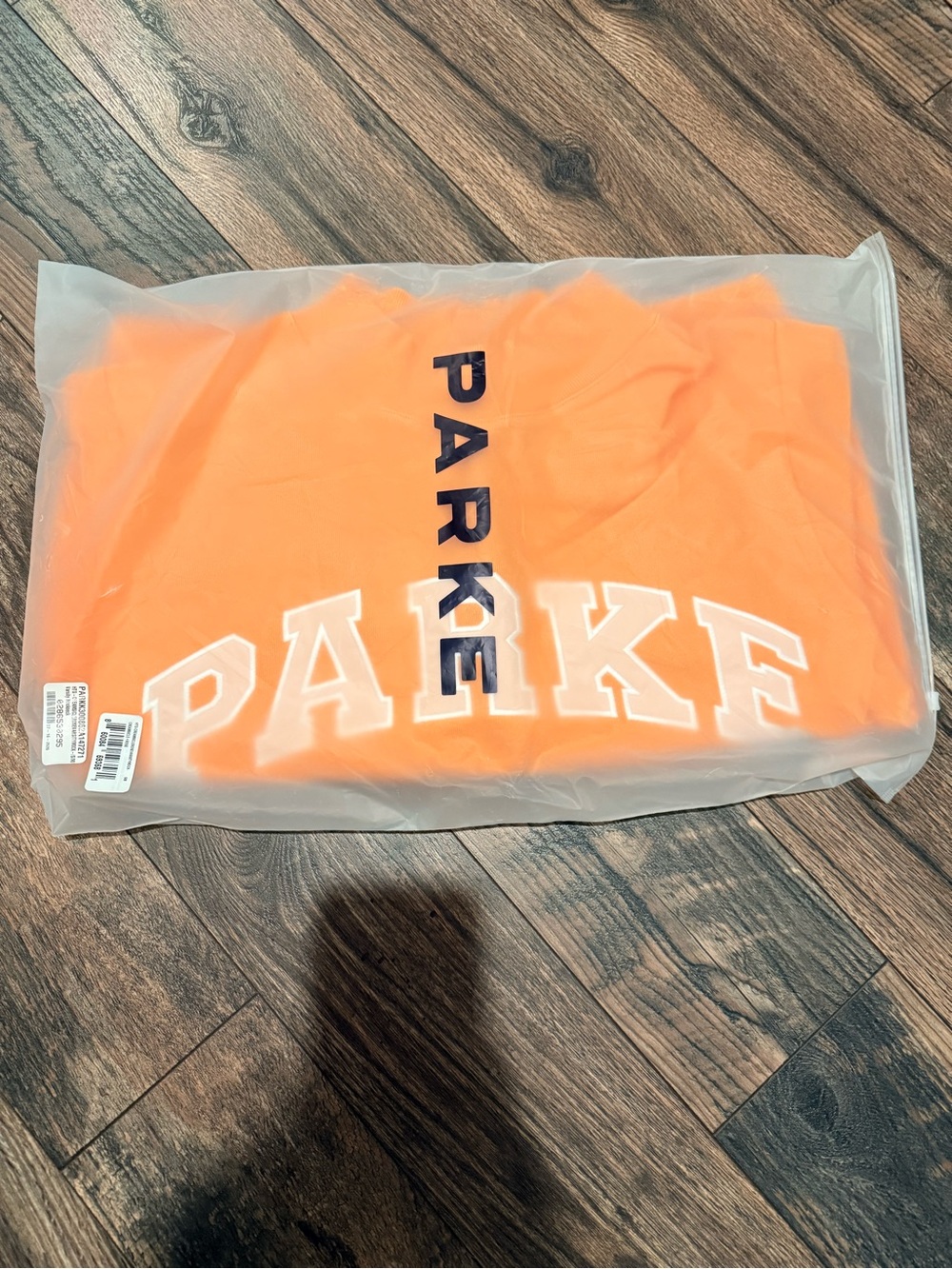 Parke new small medium summer drop sold out creamsicle/rose sweatshirt heritage